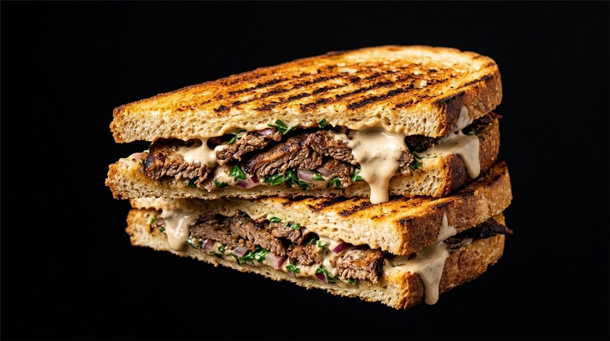 Beef Shawarma Panini