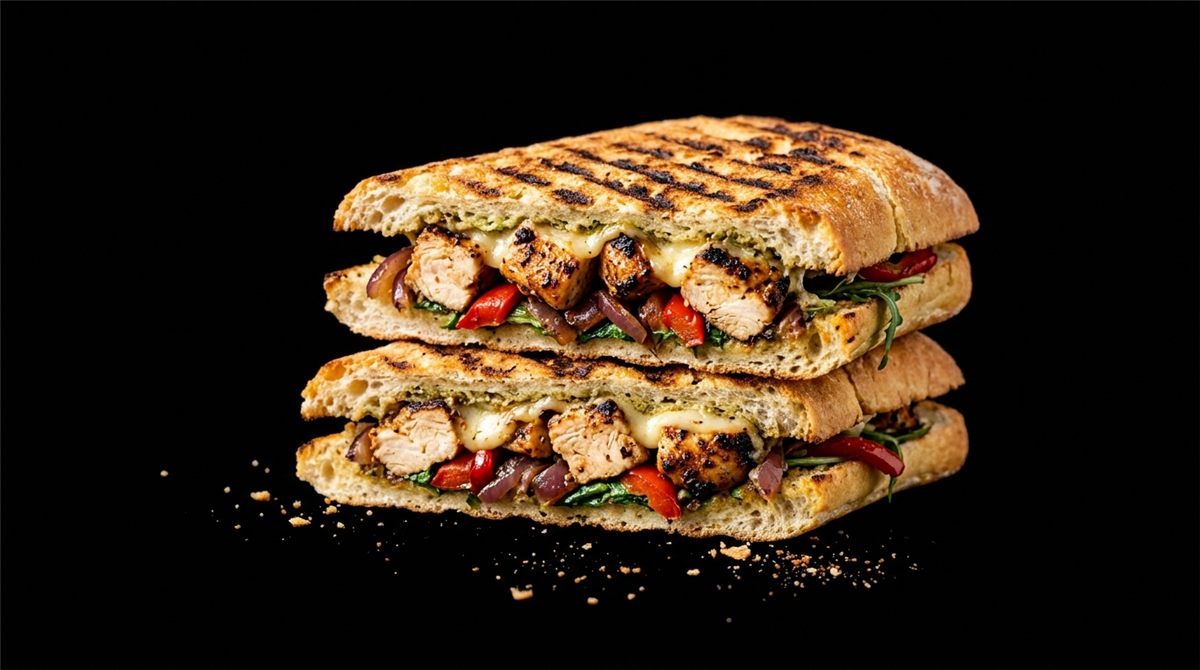 Chicken Kabob Panini