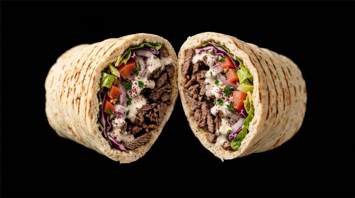 Beef Shawarma Wrap