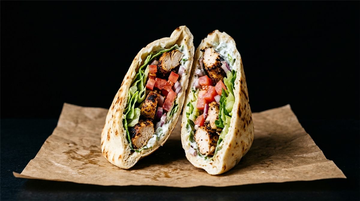 Chicken Kabob Wrap